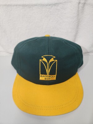 Blackwolf Run Golf Red Duckster Vintage Trucker Style Hat Made In USA