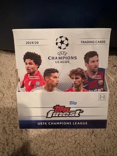2019-20 Topps Finest UEFA Champions League Soccer Factory Sealed Hobby Box