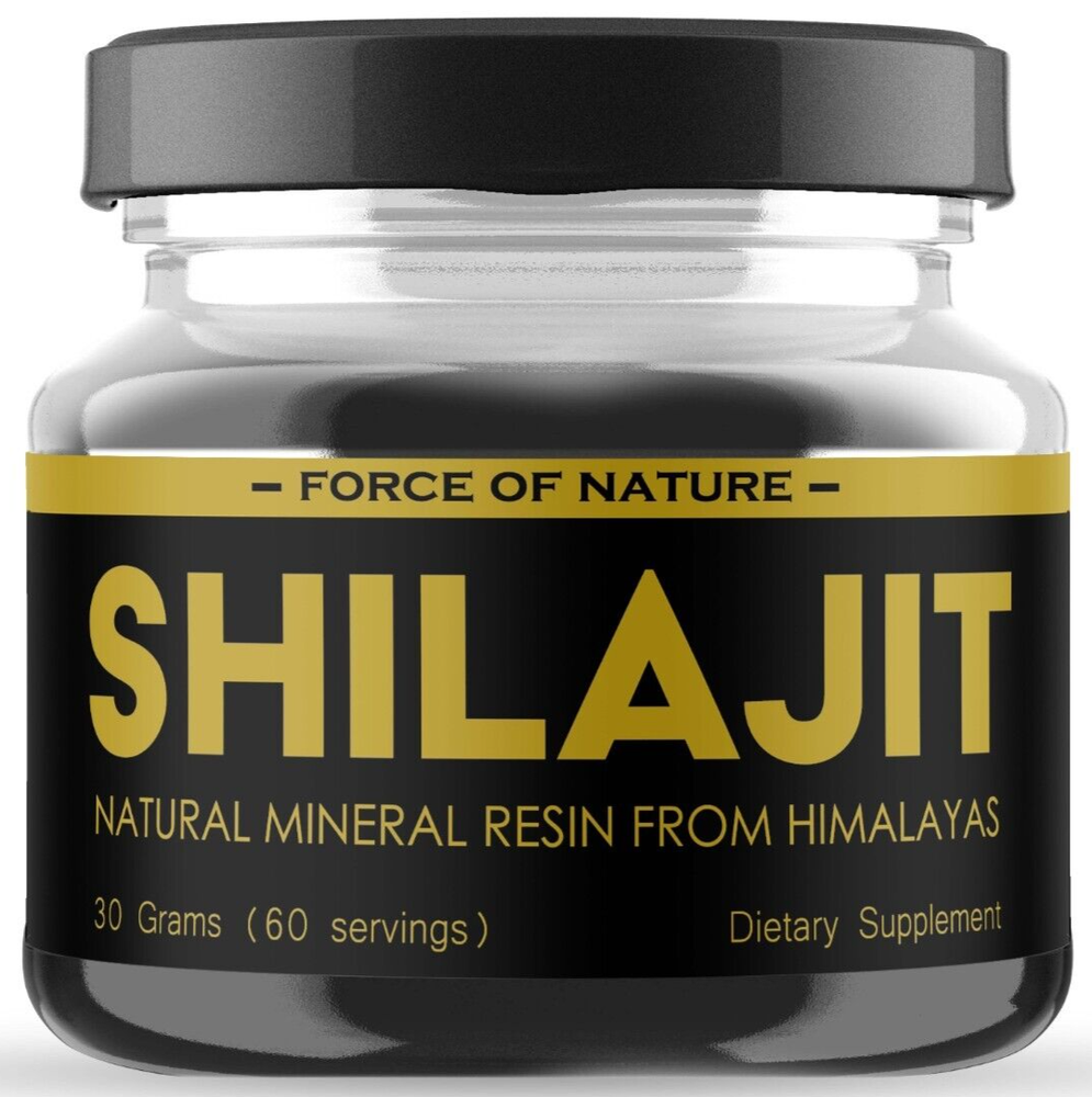 Pure 100% Himalayan Shilajit, Soft Resin, Organic, Extremely Potent, Fulvic Acid