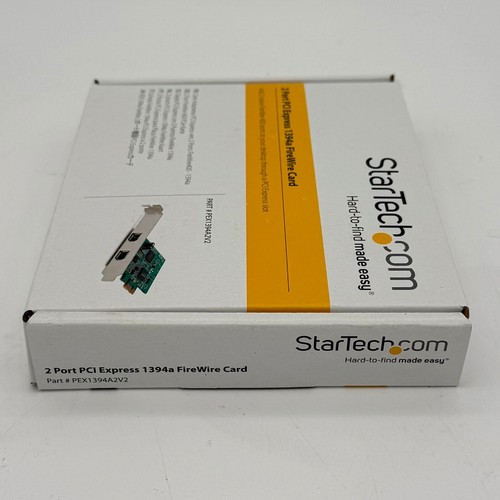 Carte FireWire StarTech 2 ports PCI Express 1394a PEX1394A2V2 - Photo 9/13