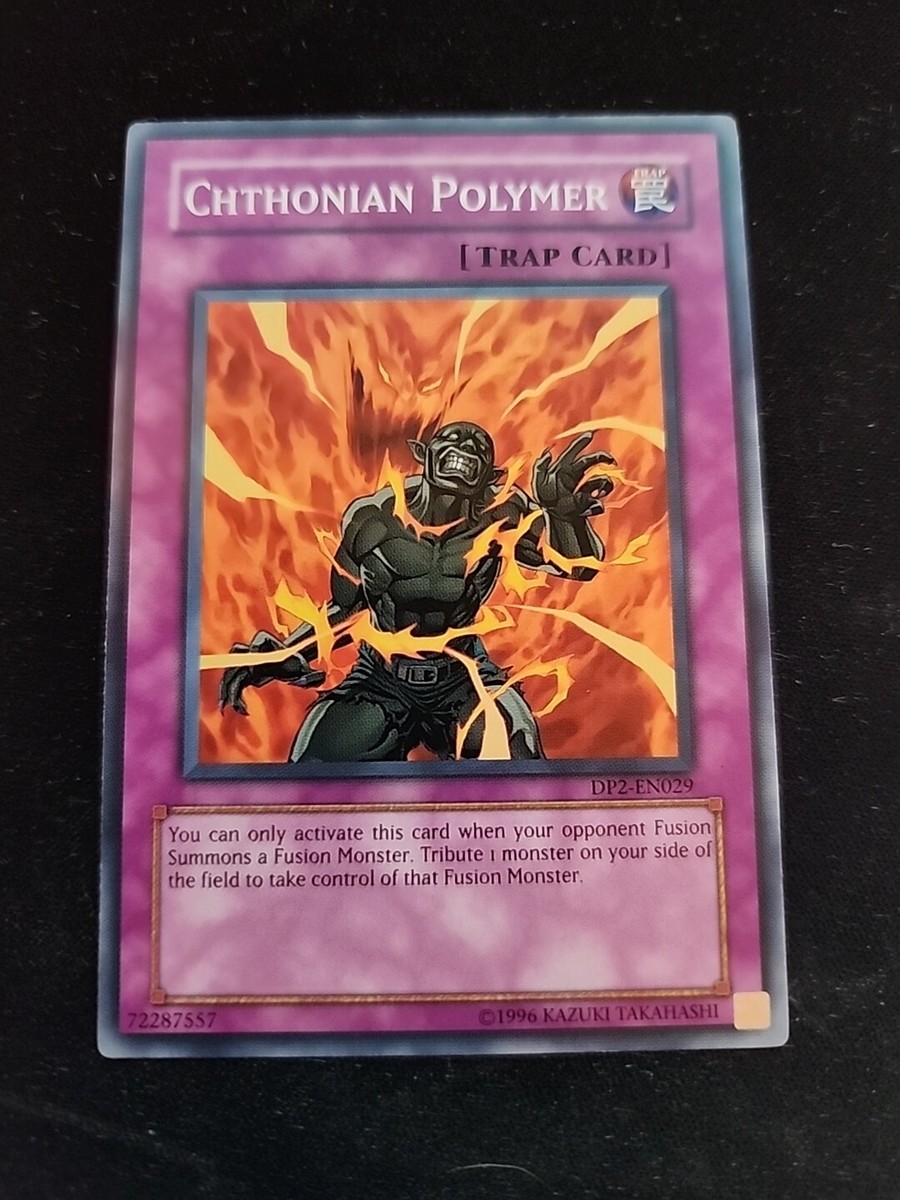 Chthonian Polymer - Yugioh Trap Card - Vintage