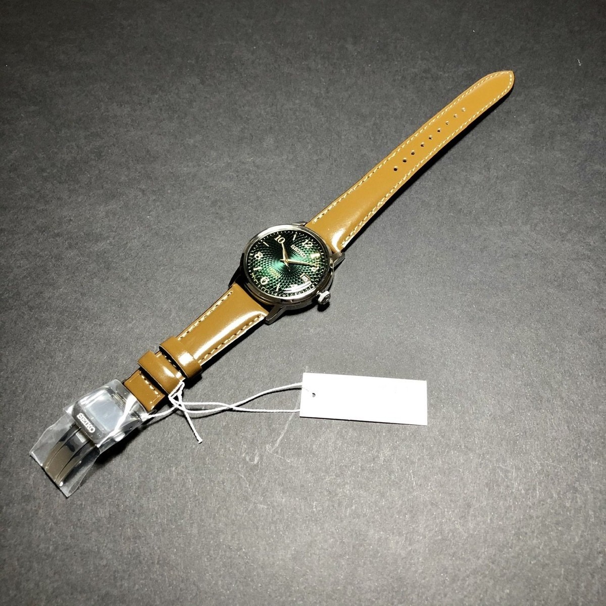 SEIKO Presage SRPE45J1 Automatic Leather Cocktail Mojito Green