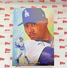 2021 Topps GAME WITHIN THE GAME Mookie Betts By Paul Jennis