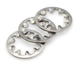 Stainless Steel INTERNAL TOOTH Star LOCK WASHERS #2 Qty 250