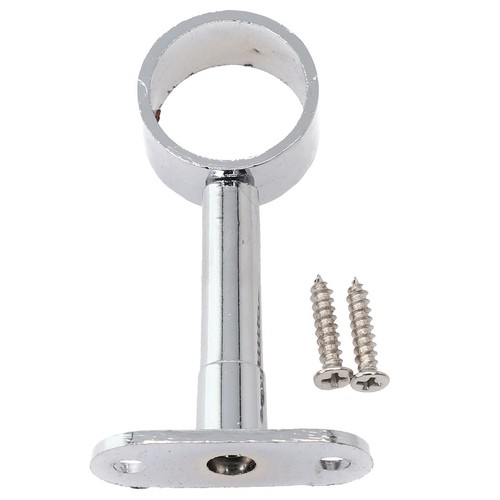 Extendable Round Centre Support Bracket for Wardrobe Rail Rod Socket 25mm - Picture 20 of 39