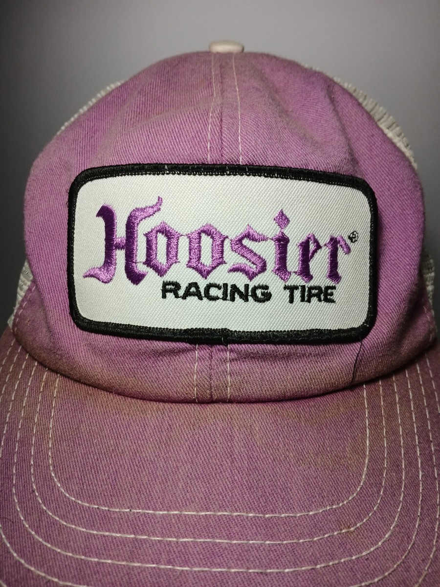1980s Vintage Hoosier Racing Tires Patch Snapback Trucker  display picture 1