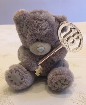 Me To You Tatty Teddy PLUSH TEDDY HOLDING 18TH