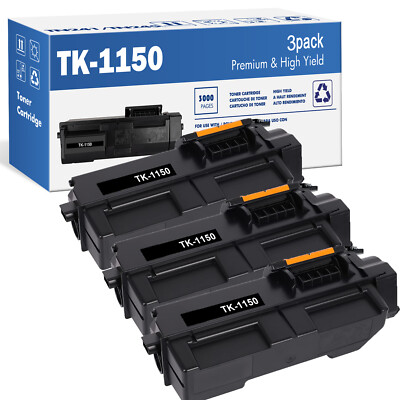 3x Toner für Kyocera TK-1150 M2135dn M2635dn M2635dnw M2735dw P2235d P2235dw