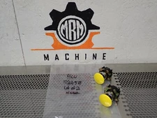 ALCO M2050 Yellow Mushroom Pushbuttons New Old Stock (Lot of 2) See All Pictures