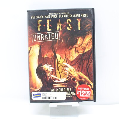 Feast (DVD, 2005) Unrated Horror DVD Blockbuster Case