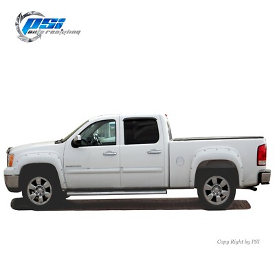 Pocket Bolt Fender Flares Fits GMC Sierra 2500 HD 3500 HD 2011-2014 Paintable 