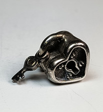 Sterling Chamila 925 Heart Lock & Key Bead Bracelet Necklace Love Lover