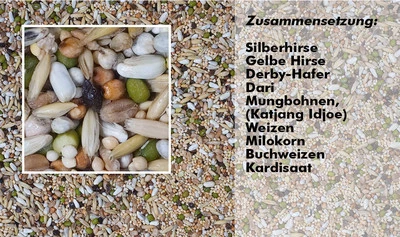 1kg Wellensittich Keimfutter (4,25€/kg) von avi-complete