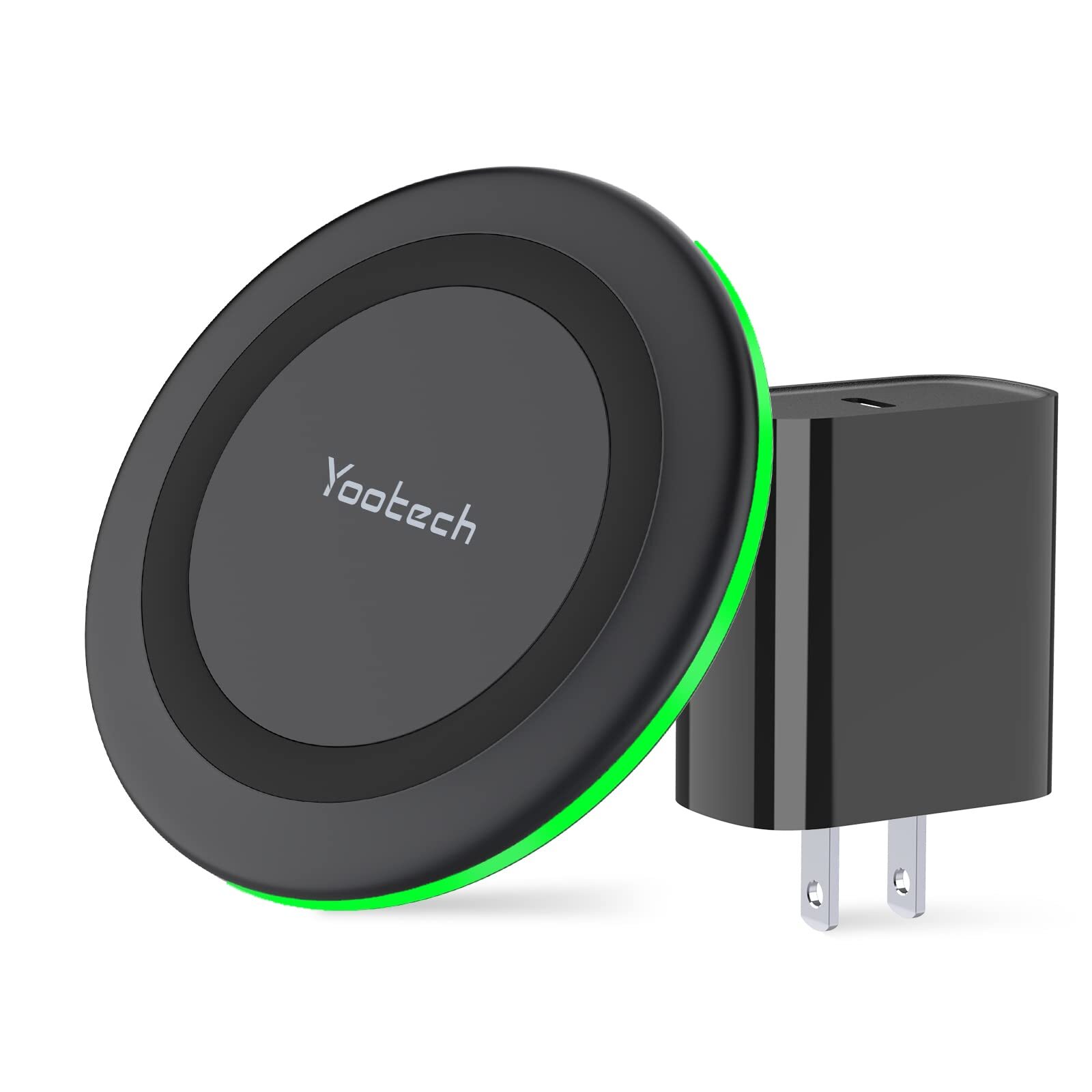 Wireless Charger, 10W Max Wireless Charging Pad with Quick Adapter, Compatibl...-image