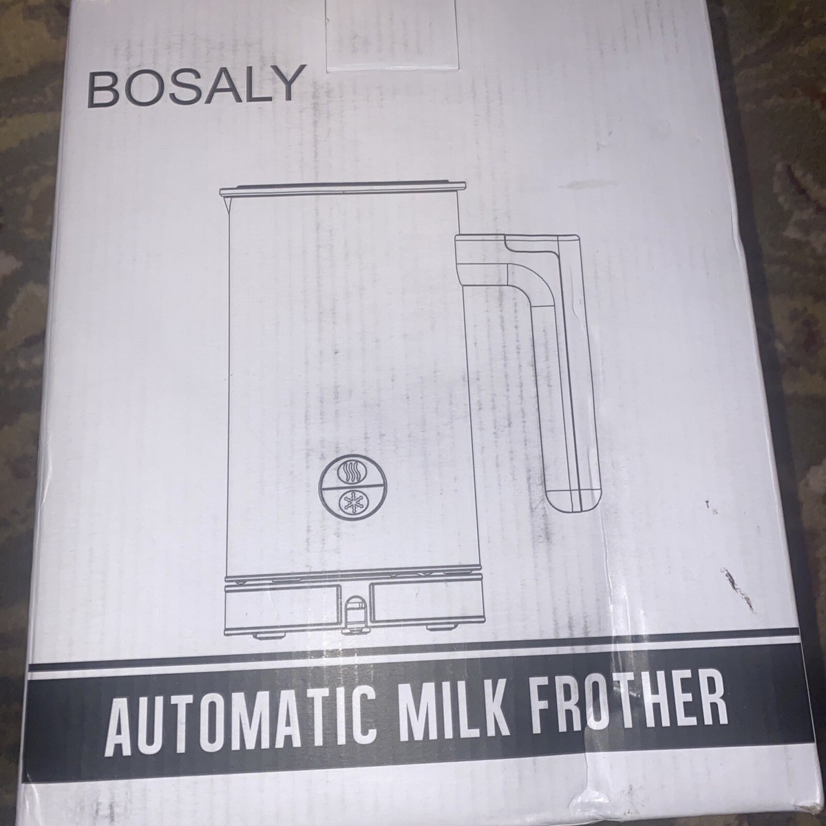 BOSALY Milk frother, Electric Milk Frother, Automatic Milk Steamer, Milk  Foamer