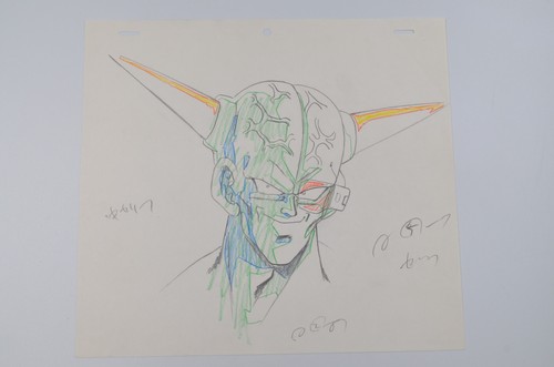 Original Captain Ginyu Dragon Ball Z DBZ Anime Production Cel Pencil Douga - Picture 2 of 4