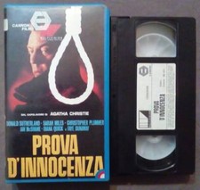 Vhs Prova D'Innocenza Film Thriller Agatha Christie Sutherland Videocassetta(V54