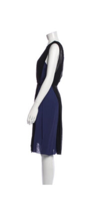 j mendel blue dress J Mendel Deep Blue Jersey One Shoulder Gown, NWT