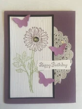 Bloom with hope cheer happy birthday card kit of 6 made w/ Stampin' Up