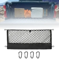 Black Mesh Trunk Cargo Organizer Bin Bag Storage Net For Toyota Tacoma 2005-2024