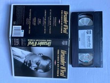 Alexander O'Neal The Voice on Video music VHS Tape 1988 6 tracks pre owned,