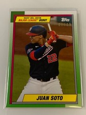 2021 Topps Transcendent VIP Party Juan Soto #07/95 - #90DR-JS