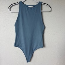 Babaton Contour Crew Bodysuit S Blue