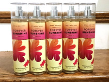 BATH AND BODY WORKS FOREVER SUNSHINE FINE FRAGRANCE MIST SPRAY LOT OF 5 NEW