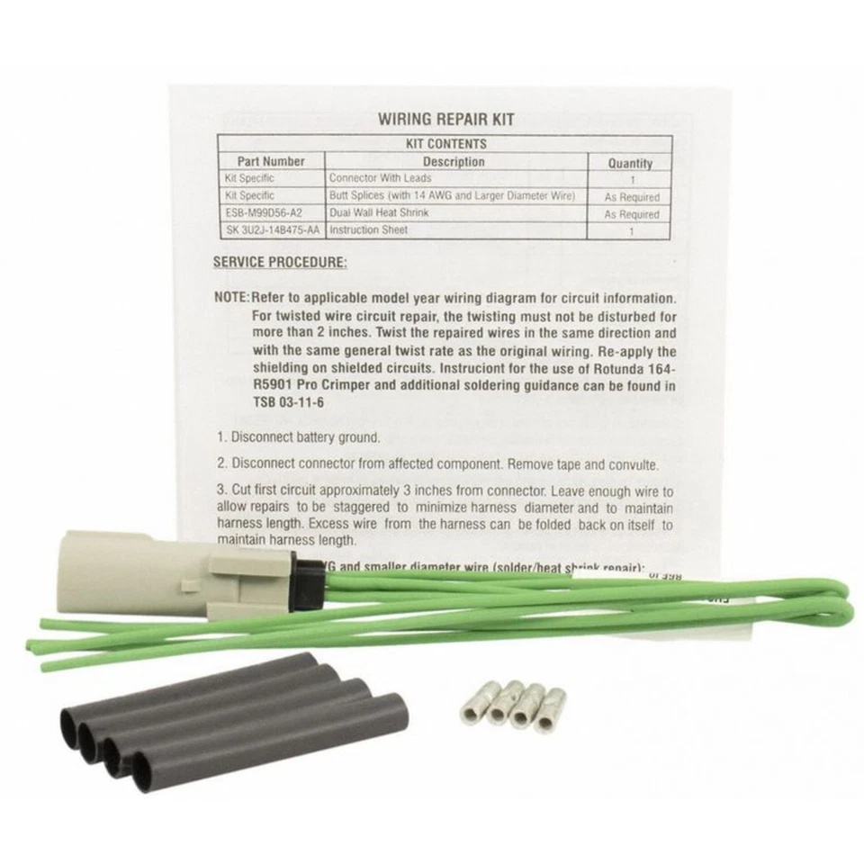 Conector sensor monitor catalizador WPT1535 Motorcraft para Lincoln MKT Ford Flex Foto 4 de 4