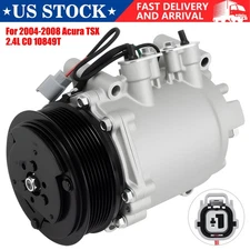 New ​Air Conditioning Compressor w/ Clutch Fit 2004-2008 Acura TSX 2.4L 7Groove​