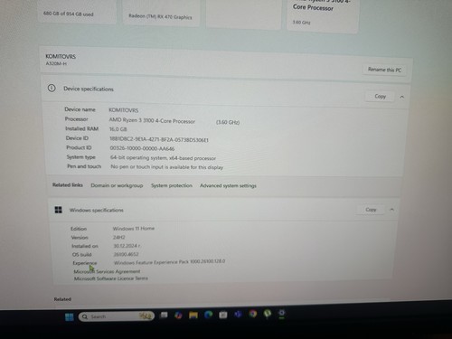 Gaming Pc Bundle With 3 27’ Monitors Keyboard And Mouse - Picture 5 of 10