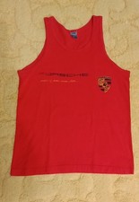 VINTAGE PORSCHE TANK TOP T-SHIRT READ DESCRIPTION