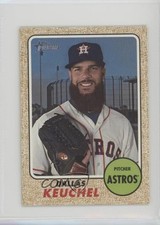 2017 Topps Heritage High Number Mini Variation 32/100 Dallas Keuchel #719 1b3