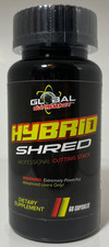 Global Supremacy Hybrid Shred Professional Cutting Stack 60 Capsules FRE...