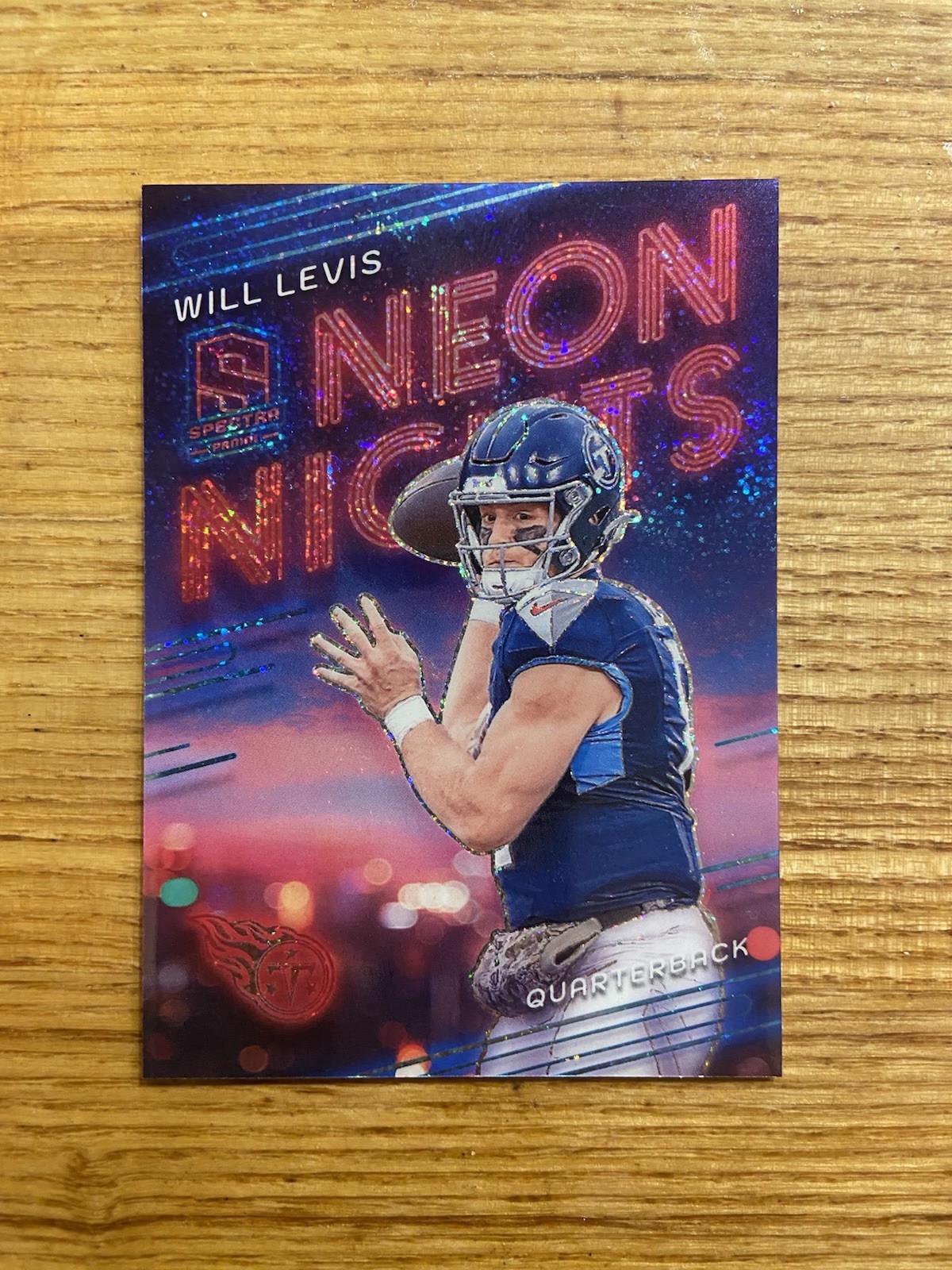 2024 Spectra Will Levis Neon Nights #NN-WLS Titans