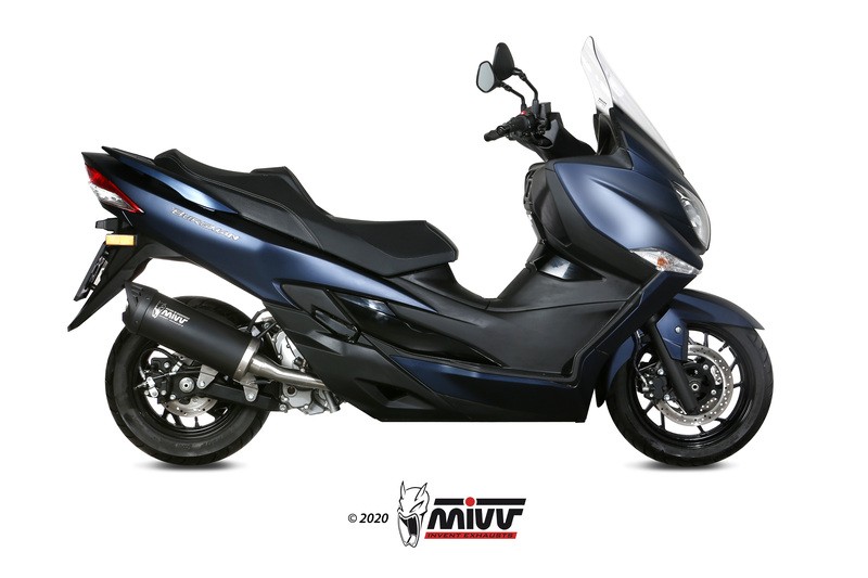Silencieux MIVV Mover Suzuki Burgman 400 pot échappement inox noir