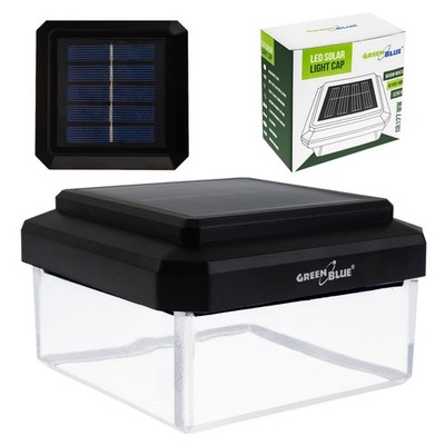 LED Solarlampe Gartenlampe Terrassenlampe Pfostenlampe 80x80mm
