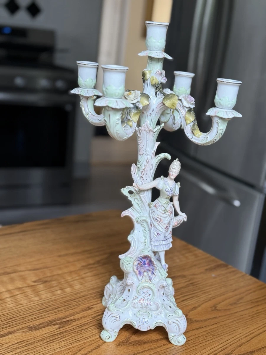 antique porcelain candelabra products for sale | eBay