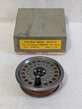 Vintage Cortland Crown Spare Medium Fly Reel Spool in Box