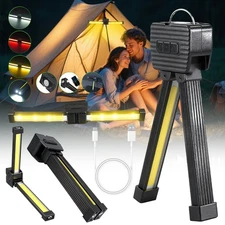 1-4x Rechargeable LED USB Work Light Mechanic Flashlight Lamp Bar Camping Torch