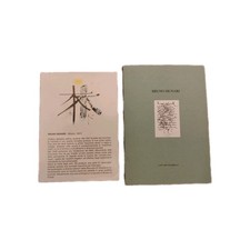 Bruno Munari segni scritture Loft art Tacchella 1995 tiratura limitata numerata