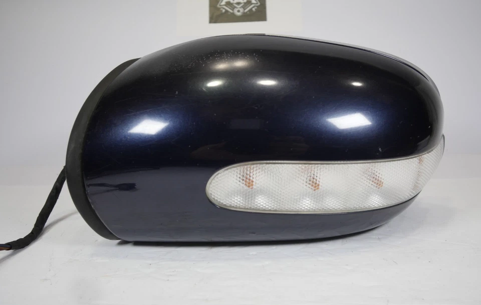 🟩 Espejo retrovisor lateral izquierdo azul conductor Mercedes-Benz C230 W203 2001-2007 OEM Foto 2 de 4