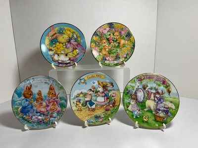 Five Avon Easter Plates - After-Easter Sale $15.00