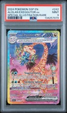 242 191 pokemon card Exeggutor EX Illustration Rare Surging Sparks 242/191, NM Pokemon Card