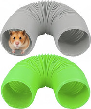 Play Tunnel Plastic, 100 Cm Small Animal Toy for Guinea Pigs Hamsters Rats Ferre