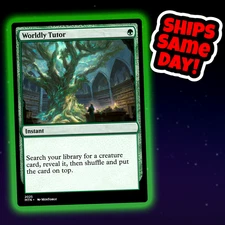 Worldly Tutor - Custom Art Magic: The Gathering Playtest Card - Commander EDH