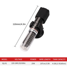 Mini Heating Rod 26 C Intelligent Constant Temperature Turtle Tank Aquarium Ultr
