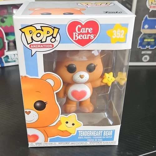 Funko Pop! Vinyl Care Bears Tenderheart Bear #352 Animation Vinyl Figure