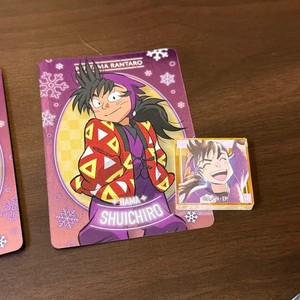 Nintama Shuuichiro Acrylic Block & Card Set - New