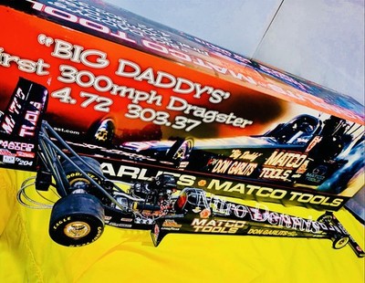 NHRA Don Garlits BIG DADDY 1:16 MILESTONE Diecast TOP FUEL Dragster NITRO  Matco